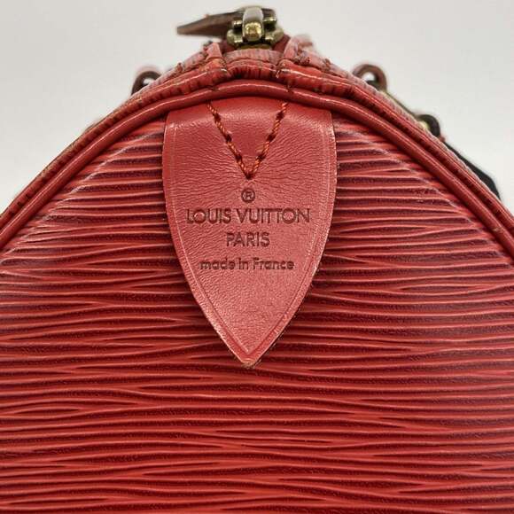 Louis Vuitton Epi Speedy 25 Handbag M43017 Castilian Red Women's - Picture 5 of 14